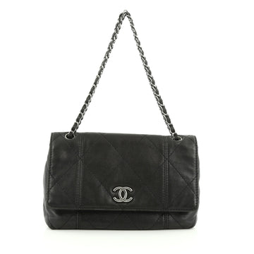 Chanel Soft Touch Flap Bag Quilted Lambskin Medium black