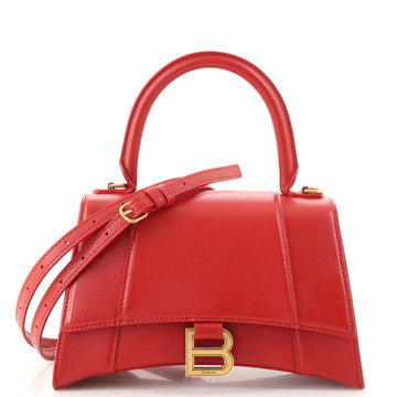 Balenciaga Hourglass Top Handle Bag Leather Small