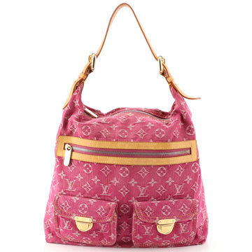 Louis Vuitton Baggy Handbag Denim GM