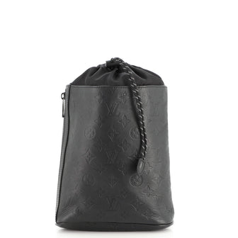 Louis Vuitton Chalk Sling Bag Monogram Shadow Leather