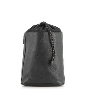 Louis Vuitton Chalk Sling Bag Monogram Shadow Leather