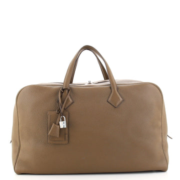 Hermes Victoria II Travel Bag Clemence 50