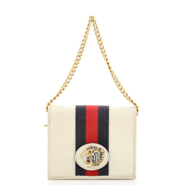 Gucci Rajah Chain Card Case Leather