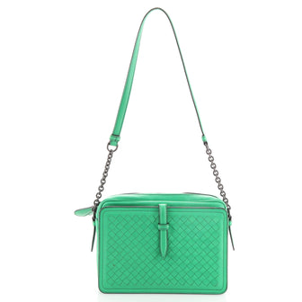 Bottega Veneta Belt Flap Camera Bag Intrecciato Nappa Small