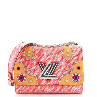 Louis Vuitton Twist Handbag Studded Epi Leather	 MM