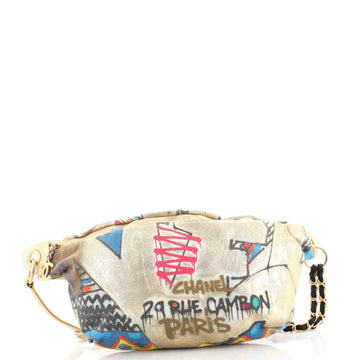 Chanel Paris-New York Street Spirit Waist Bag Graffiti Printed Canvas