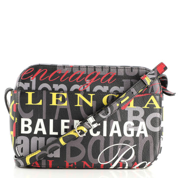 Balenciaga Everyday Camera Bag Printed Leather Small