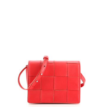 Bottega Veneta Cassette Crossbody Bag Maxi Intrecciato Leather Mini