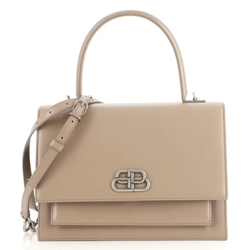 Balenciaga Sharp Top Handle Bag Leather Medium