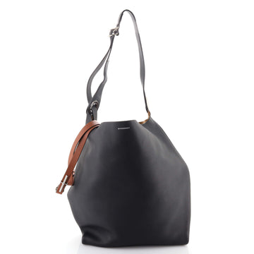 Burberry Grommet Hobo Leather Medium