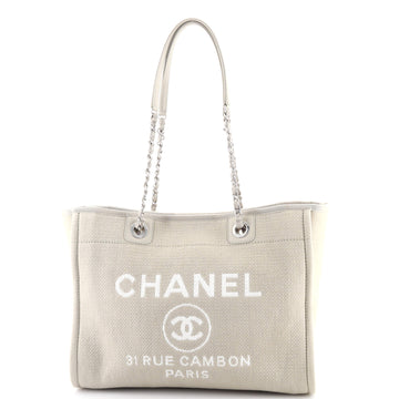 Chanel Deauville Tote Mixed Fibers Small