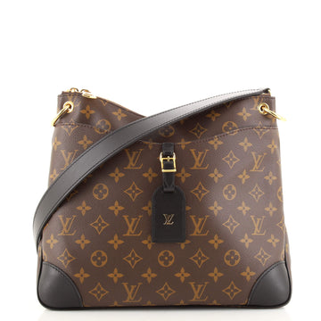 Louis Vuitton Odeon NM Handbag Monogram Canvas with Leather MM