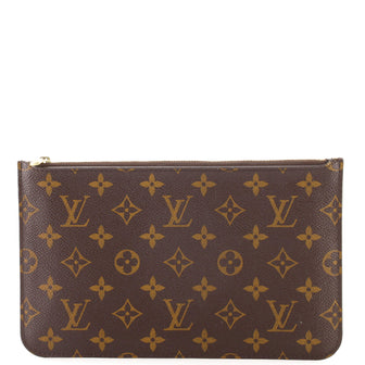 Louis Vuitton Neverfull Pochette Monogram Canvas Large