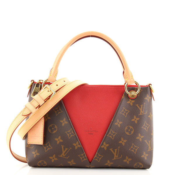 Louis Vuitton Monogram V Tote BB Red