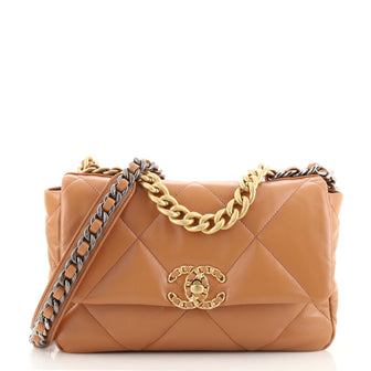 Chanel 19 Flap Bag Quilted Lambskin Medium