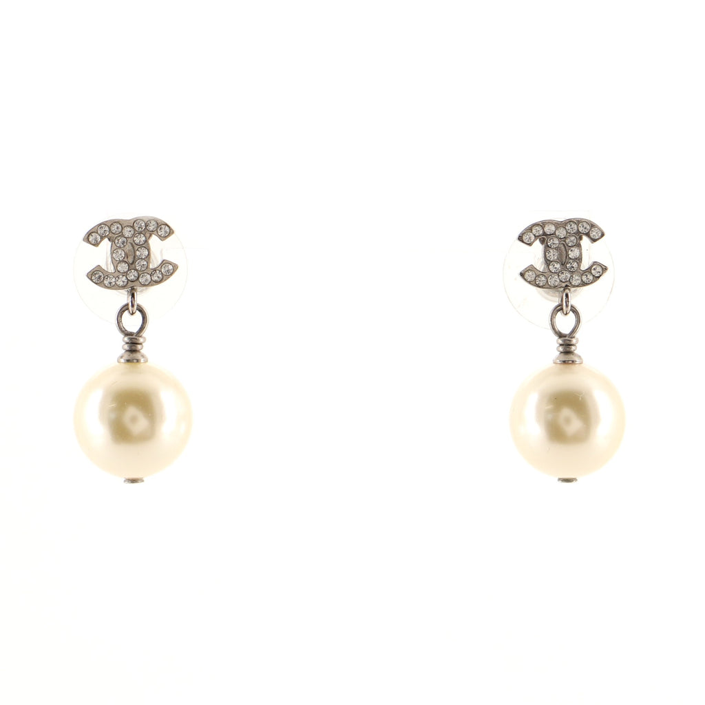 LV Rhinestone Encrusted Earrings – Cierra Lauren