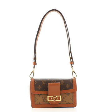 Louis Vuitton Dauphine Chain Wallet Reverse Monogram Canvas