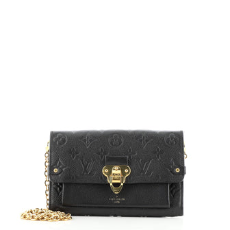 Louis Vuitton Vavin Chain Wallet Monogram Empreinte Leather