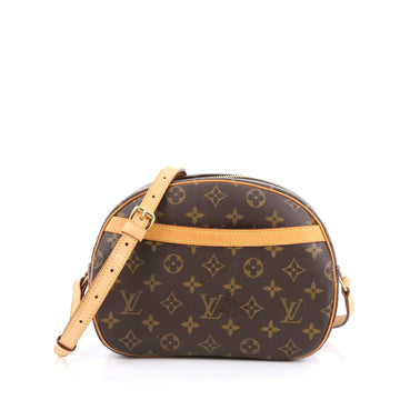 Louis Vuitton Blois Handbag Monogram Canvas brown