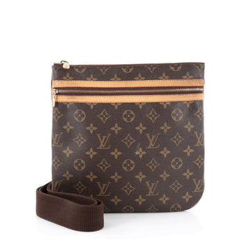 Louis Vuitton Bosphore Pochette Monogram Canvas Brown