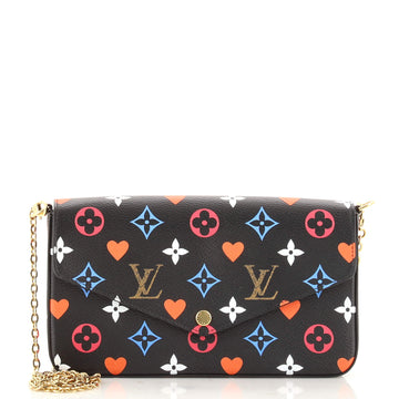 Louis Vuitton Felicie Pochette Limited Edition Game On Multicolor Monogram