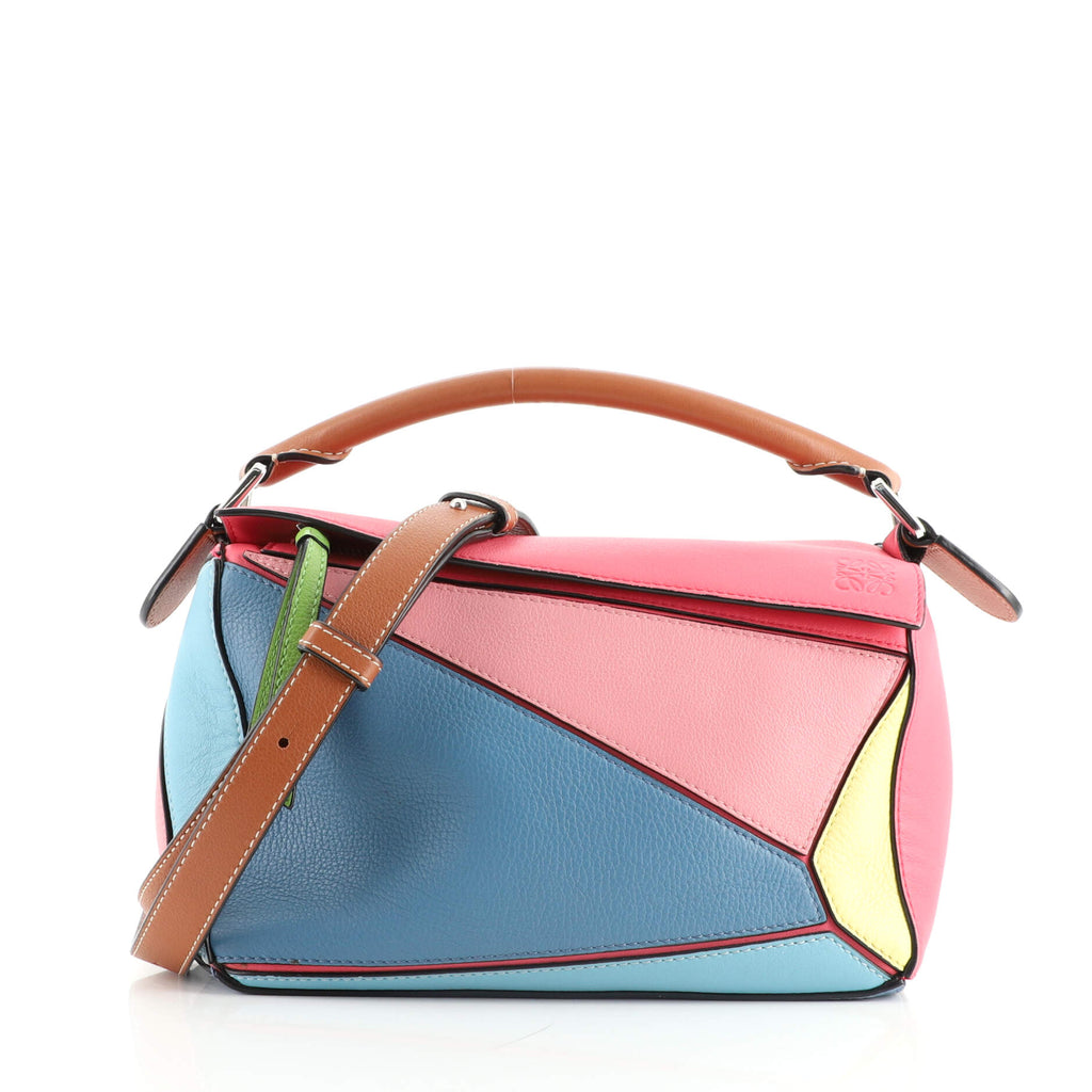 Loewe Puzzle Bag Leather Small Multicolor 1620571