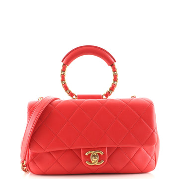 Chanel In The Loop Flap Bag Quilted Lambskin Medium