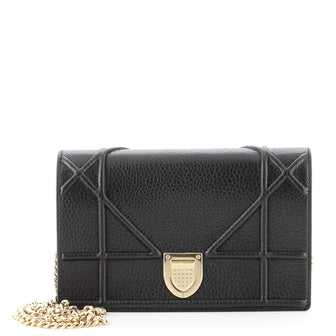 Christian Dior Diorama Wallet on Chain Leather