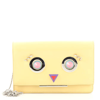 Fendi Hypnoteyes Wallet on Chain Leather