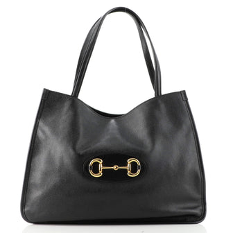 Gucci Horsebit 1955 Tote Leather Medium