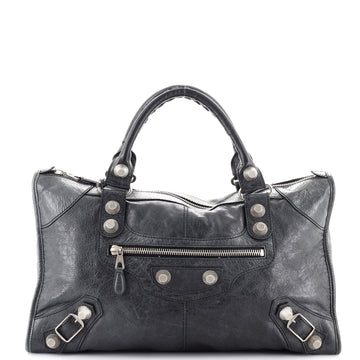 Balenciaga Work Giant Studs Bag Leather