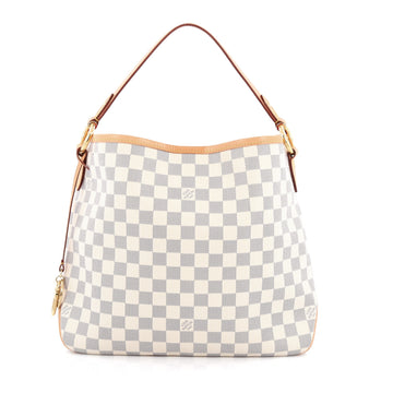Louis Vuitton Delightful NM Handbag Damier PM White