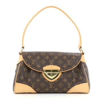 Louis Vuitton Beverly Handbag Monogram Canvas MM brown
