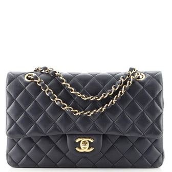Chanel Classic Double Flap Bag Quilted Lambskin Medium
