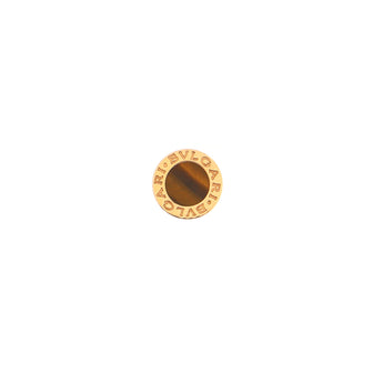 Bvlgari Bvlgari Single Stud Earrings 18K Rose Gold and Tiger's Eye
