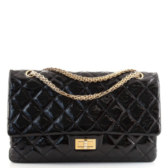 Chanel Reissue 2.55 Flap Bag Quilted Crinkled Patent 227