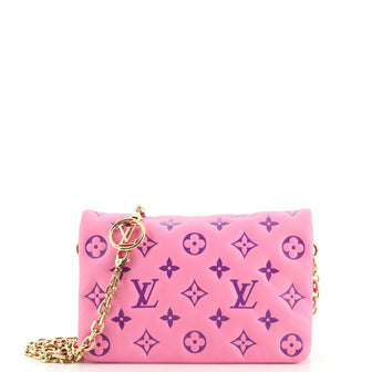 Louis Vuitton Coussin Pochette Monogram Embossed Lambskin