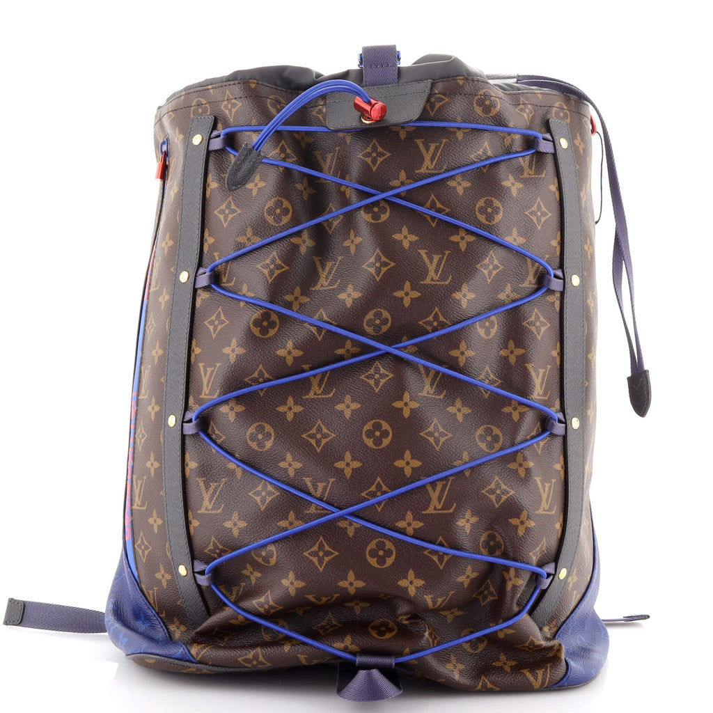 louis vuitton backpack monogram outdoor canvas brown multicolor Louis Vuitton Outdoor Backpack Limited Edition Monogram Canvas Brown 1622332