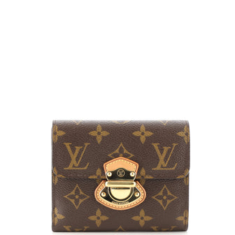 Louis Vuitton Joey Monogram Canvas Wallet on SALE
