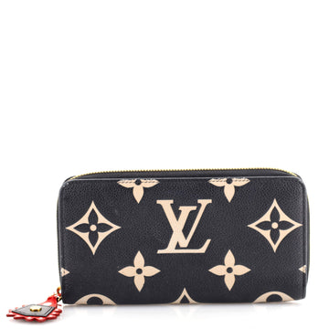 Louis Vuitton Zippy Wallet Limited Edition Crafty Monogram Empreinte Giant
