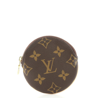 Louis Vuitton Round Coin Purse Monogram Canvas