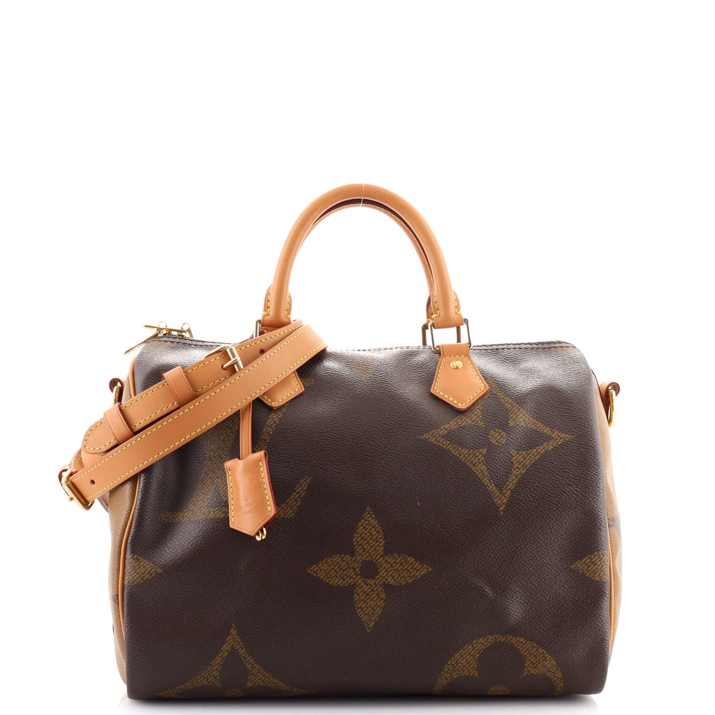 Louis Vuitton Speedy Bandouliere Bag Reverse Monogram Giant 30 at