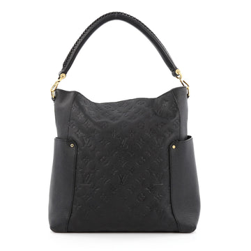 Louis Vuitton Bagatelle Hobo Monogram Empreinte Leather black