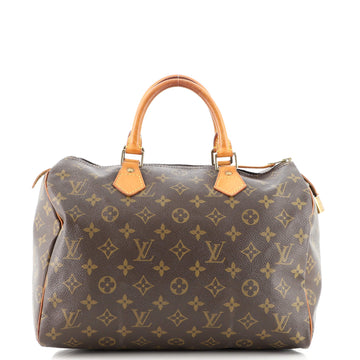 Louis Vuitton Speedy Handbag Monogram Canvas 30