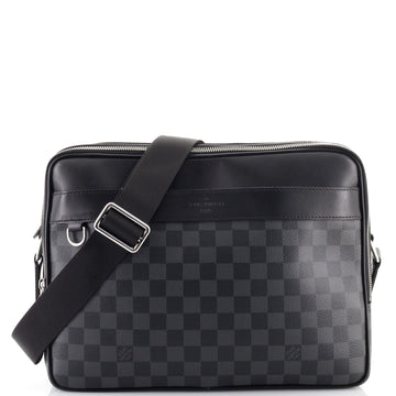 Louis Vuitton Trocadero NM Messenger Damier Graphite MM