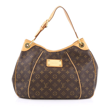 Louis Vuitton Galliera Handbag Monogram Canvas PM brown