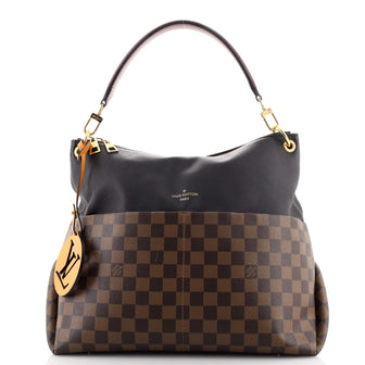 Louis Vuitton Maida Handbag Damier with Leather