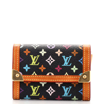 Louis Vuitton Porte-Monnaie Billets Wallet Multicolor Canvas