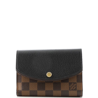 Louis Vuitton Normandy Compact Wallet Damier and Leather