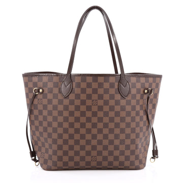 Louis Vuitton Neverfull Tote Damier MM brown